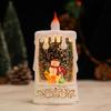 Christmas LED Candles Festive Table Decoration Holiday Decor Candle Lamp For Home Decorators Party Hosts Office Bedroom Living