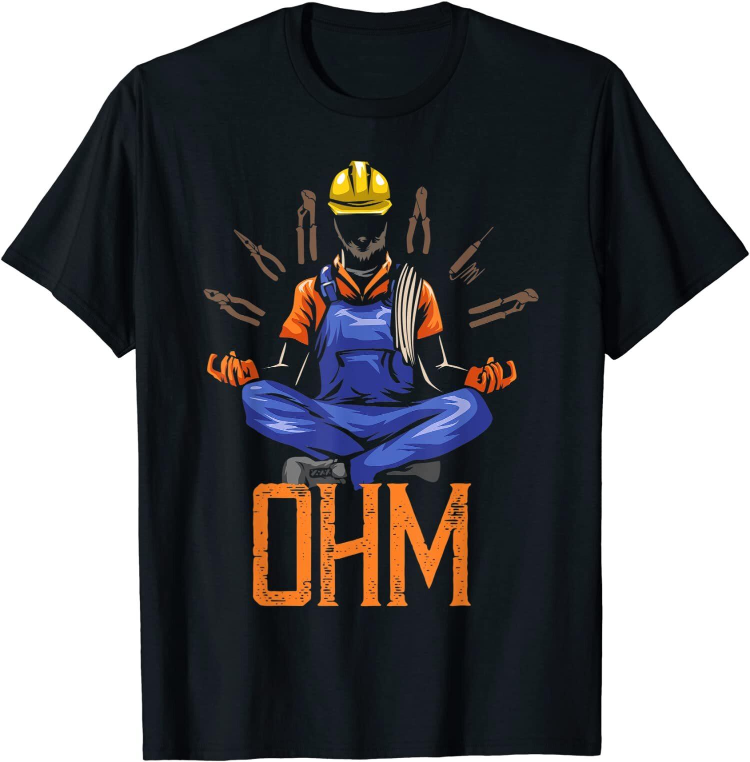 NEW LIMITED Meditating Funny Electrician Quote Premium Great Gift T-Shirt S-5XL XXXXL