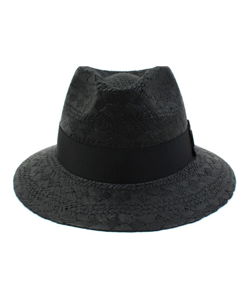Yunibeosyeolkemiseuteuli Modern Black Panama Hat Bk Panama Hat