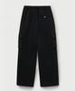 Seteo Cargo Wide Sweatpants Black