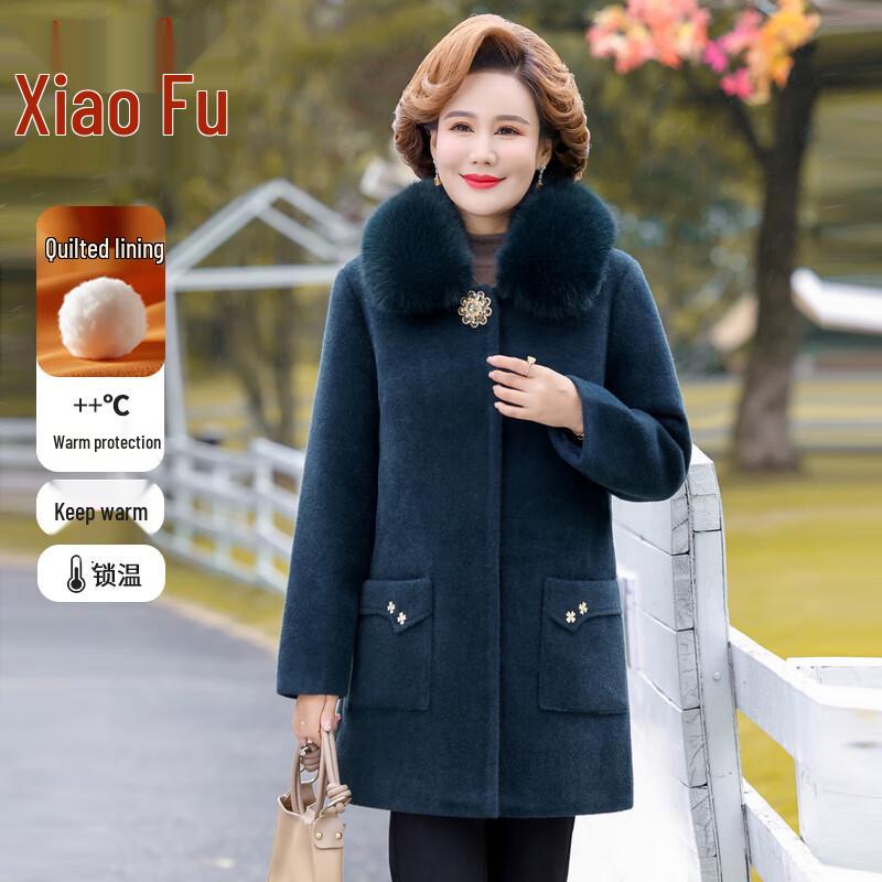 

Elegant Women s Mid-Length Padded Winter Coat 2XL