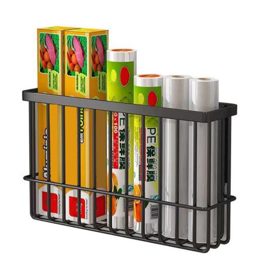 Magnetic Basket Organizer Shelf Rack Large Capacity Rustproof Corrosion Resistant Spice Pegboard Holder Fridge Storage Shelf