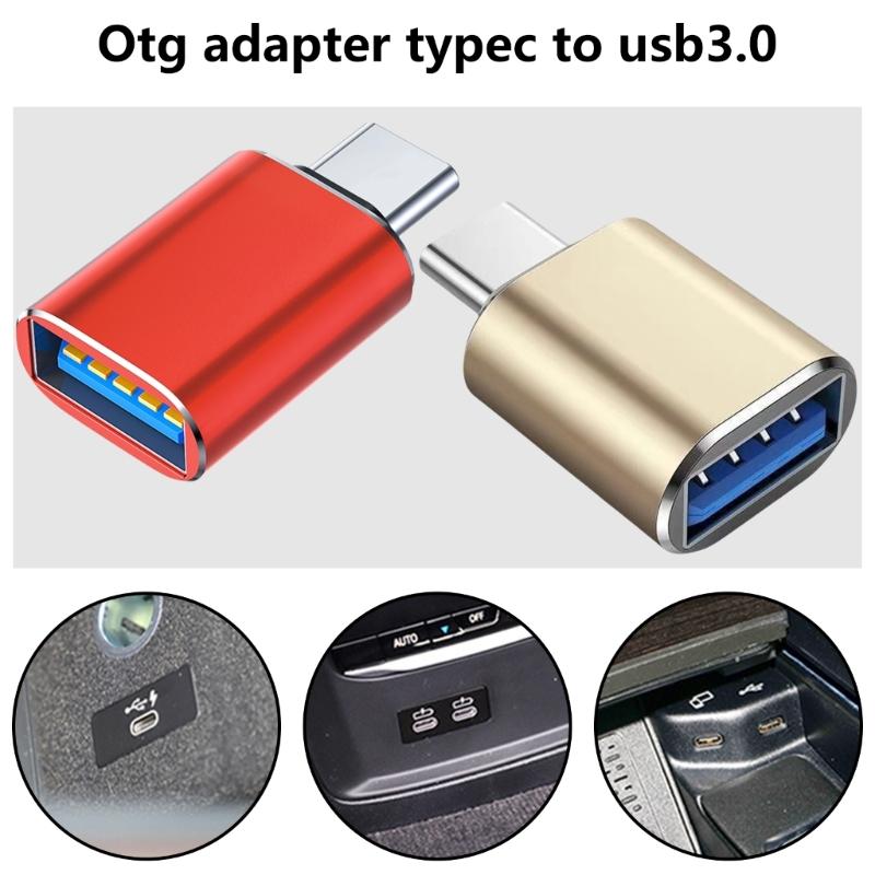 Portable Type C To USB3.0 Converter, Fast Data OTG Cable Type C Charging Cable For Mobile Phones And Peripherals