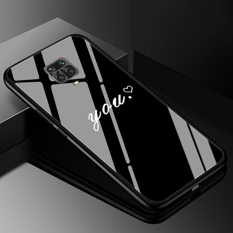 Tempered Glass Case for Xiaomi Redmi Note 9 9S 10T 10 Pro 10S 4G 5G 8 8T 8 Pro Cover Hard Case Case Redmi 12 4G TPU Bumper