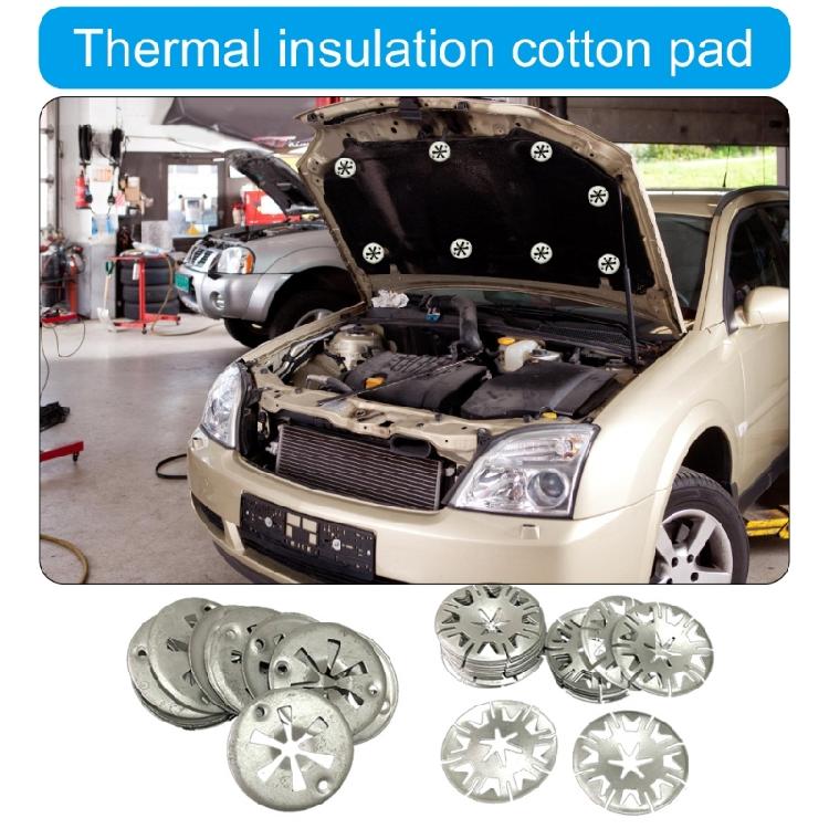Radiator Support & Splashing Shield Push On Retainer Exhaust Heat Shield Fix Locking Star Washer Underneaths Clips