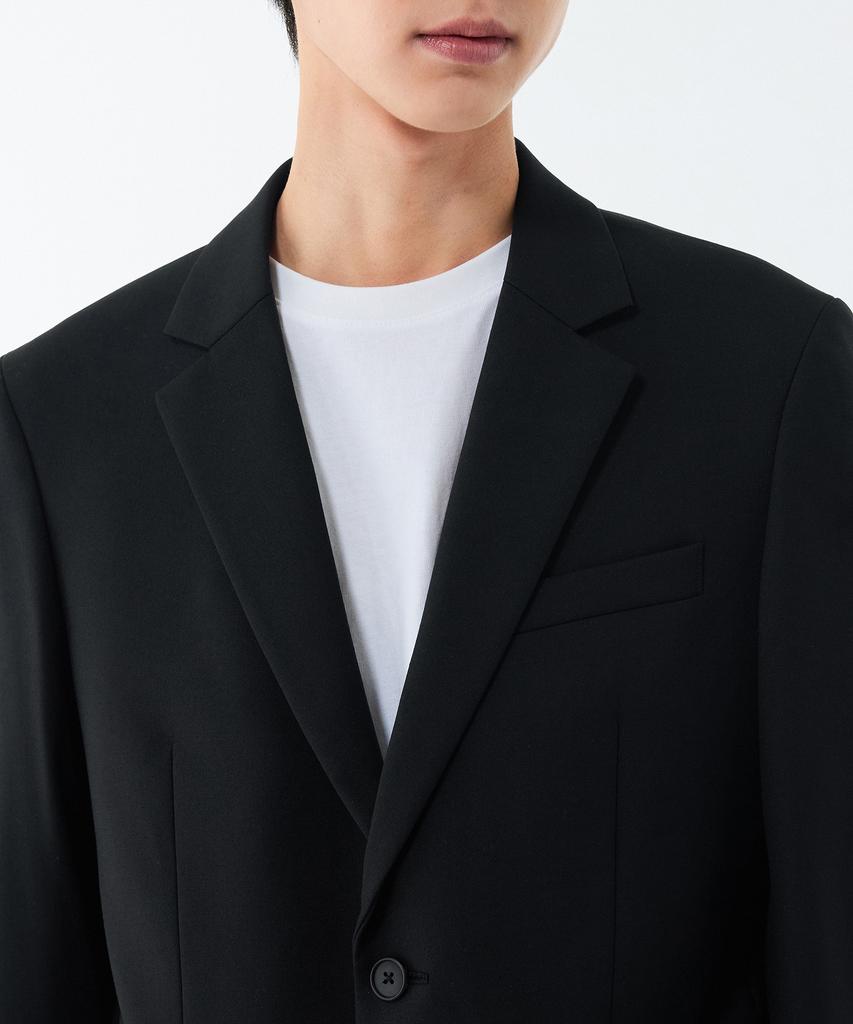 Musinsa Standard Wool Blend Relaxed Basic Blazer [Black]