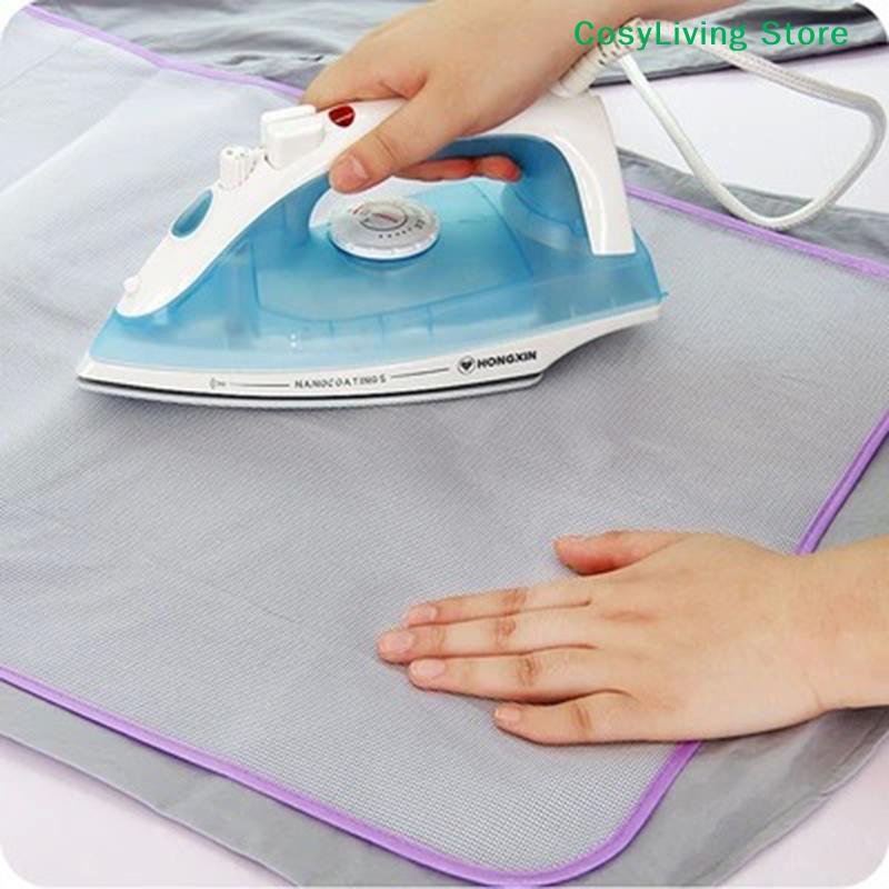 [CL]Random Cloth Guard Protective Press Mesh Protective Insulation Ironing Board Cover 60*40cm Against Pressing Pad Ironing[CL]