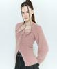 LARTIGENT L6 Bolero & Bustier Knit Set(Pink)