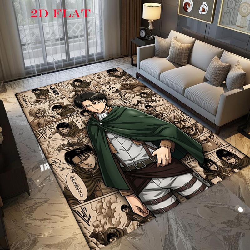 Attack Titan Eren Rug Carpet Floor Mats Home Decor Dormitory Decoration Bathroom Mat Office Chair Cushion