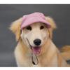 Cute Pet Baseball Cap Ear Hole Design Outdoor Sun Hat Dog Visor Cap for Golden Retriever Labrador Big Dogs Walking Travel Pet Accessories