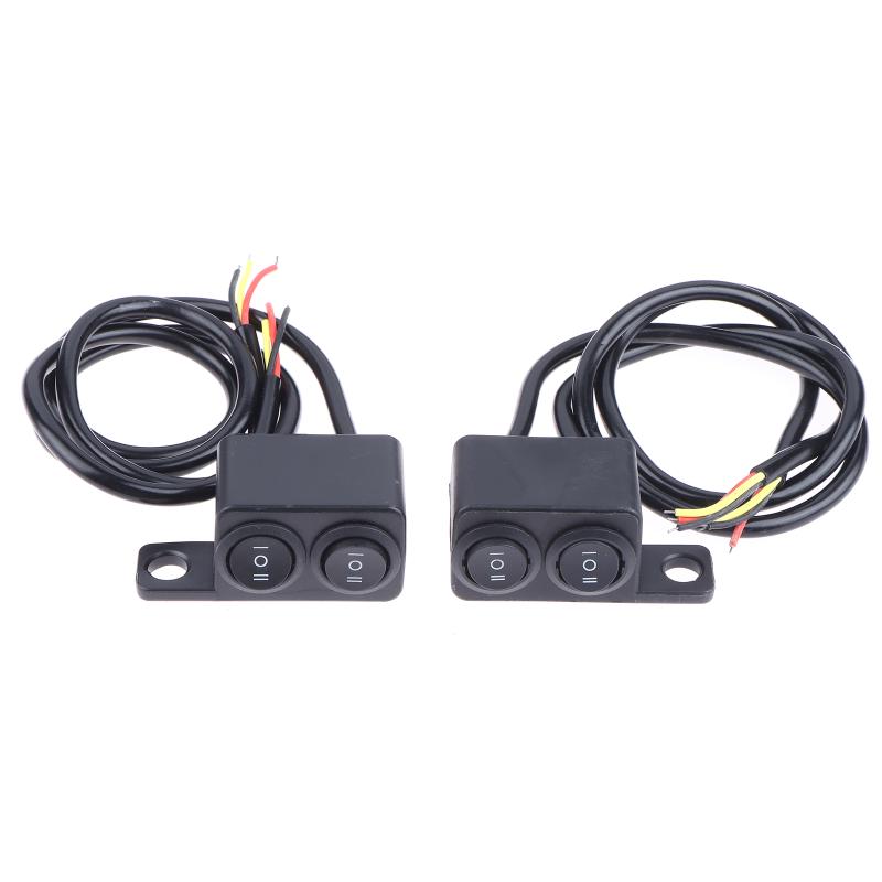 Motorcycle Switches Connector Handlebar Two Gears/Three Gears Button Push Light On/Off Button Waterproof Switch