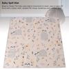 Under High Chair Mat 130x130cm Oxford Cloth Anti Slip Washable Portable Baby Splat Mat for Home Picn