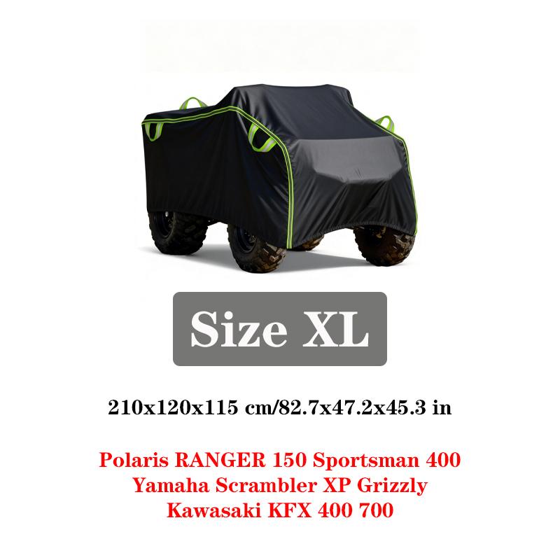 Quad Bike ATV Cover Universal Dust UV Protector for Motorcycle Scooter Kart Motorbike for Polaris Hisun Yamaha Can-Am CFMOTO