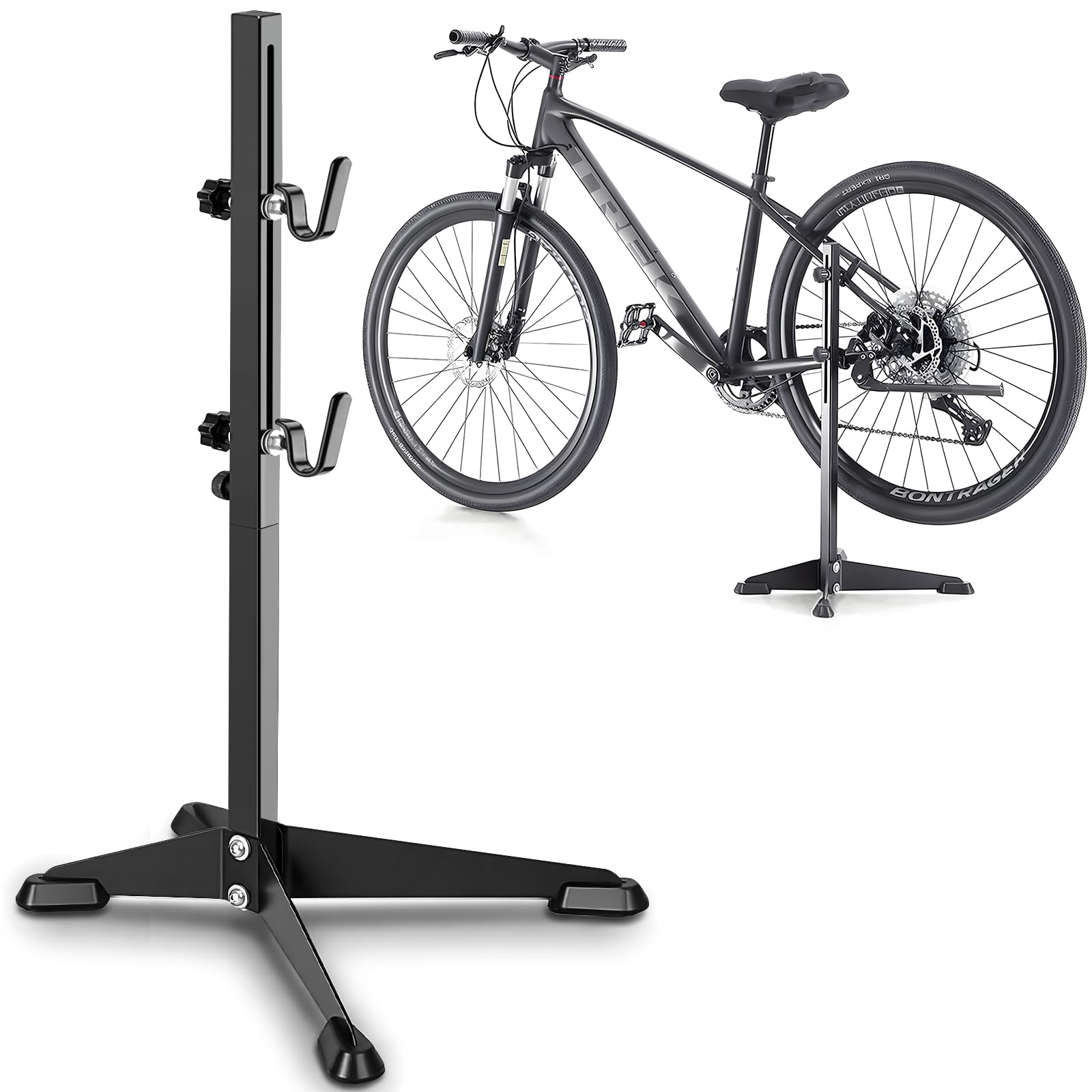 

Eastbury Bicycle Maintenance Stand, Hook-Type Bicycle Stand, Stable, Adjustable Height, Vertical/Horizontal Placement, Fits 18-29 inch Bicycles, Rust