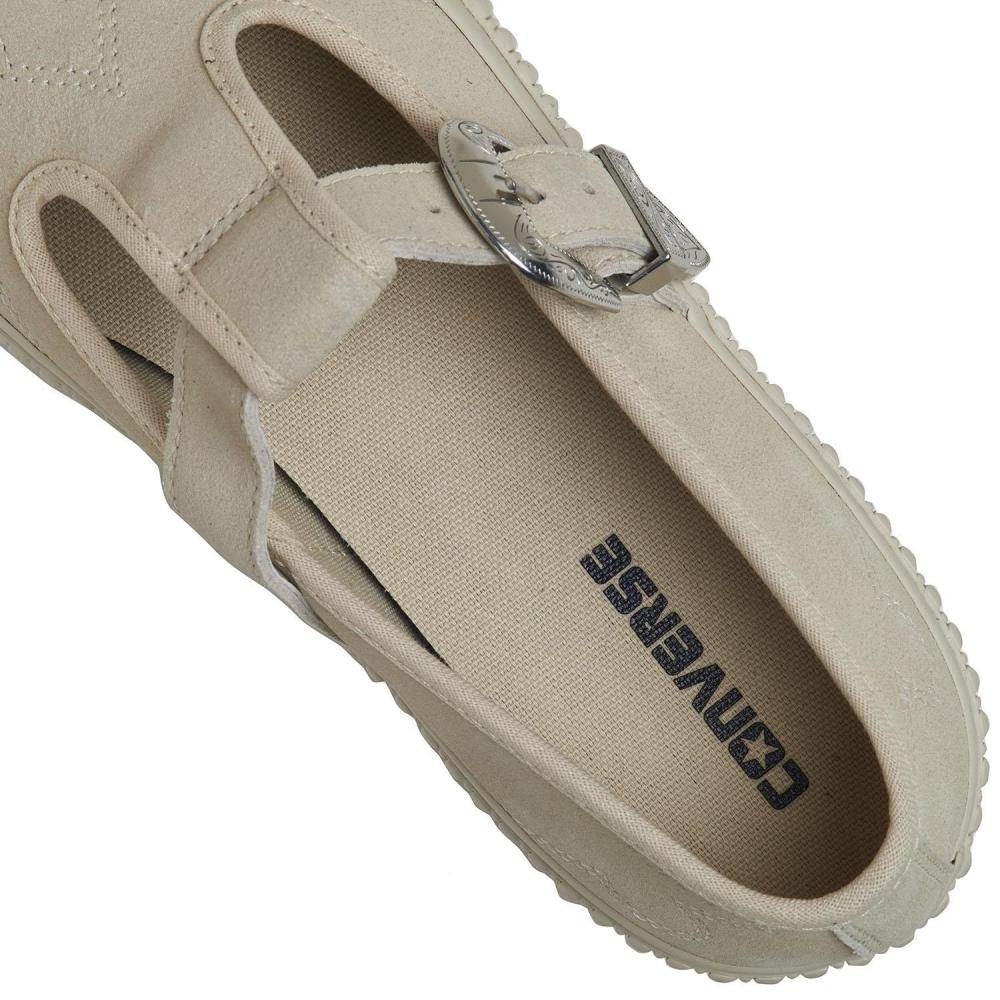 Converse As LifTd RibTape T sTrap wT Ox 31315841 sTone whT