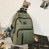 Nylon School Backpack For Teens With Design And Laptop Compartment
