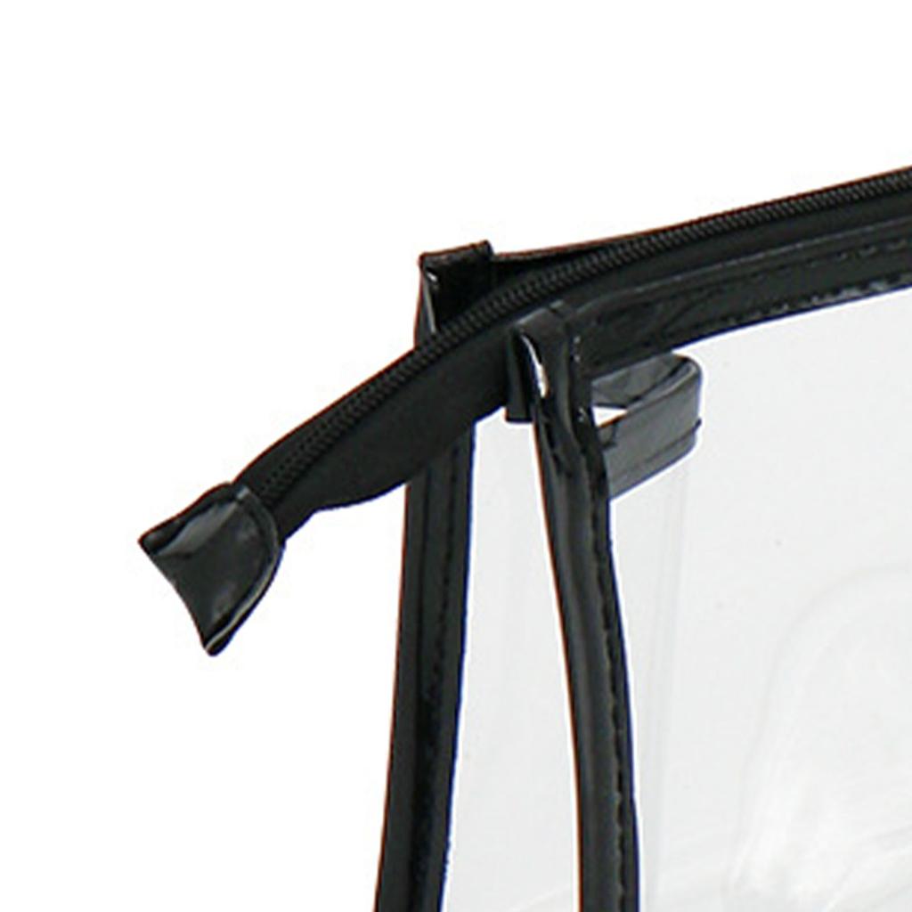 Husa transparenta pentru creion de mare capacitate, impermeabila, portabila, minimalista, transparenta, din PVC