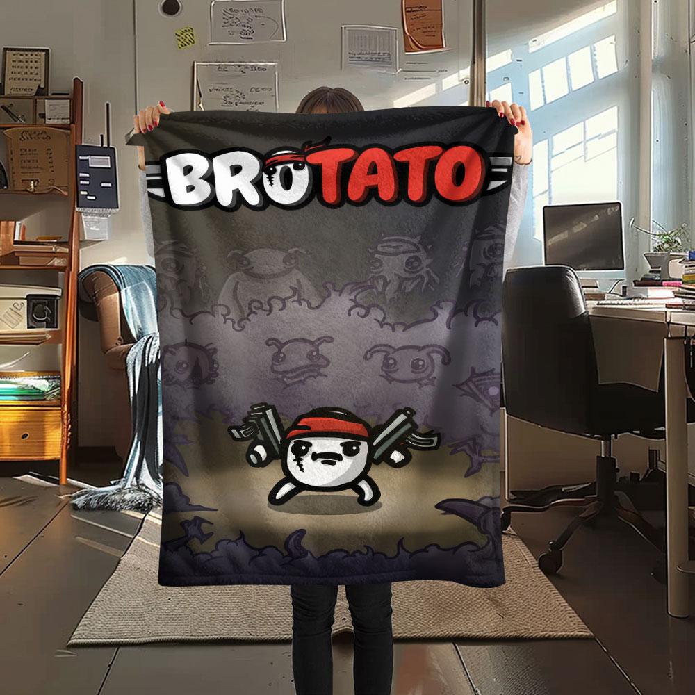 Brotato Blanket, High quality Comfortable for All Seasons, Home Decor, Warmth and Comfort