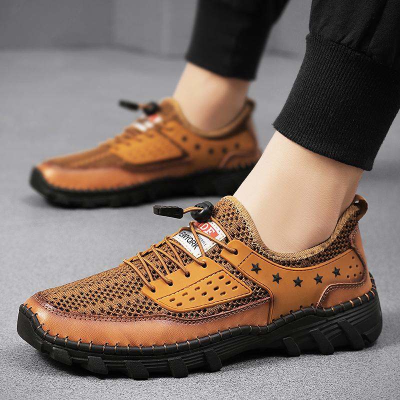 Men's Casual Sneakers Beach Sandals Hole Shoes Outdoor Casual Shoes Summer
