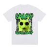 Gnarp Silly Alien Cat Meme Brainrot T Shirts Gen Z Stupid Funny Unisex Women Clothing Fashion Oversized Cotton T-Shirt Streetwear