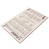 Card Game Score Board Portable Score Tracker Sheet Fun Table Board Card Game Accessories for Party