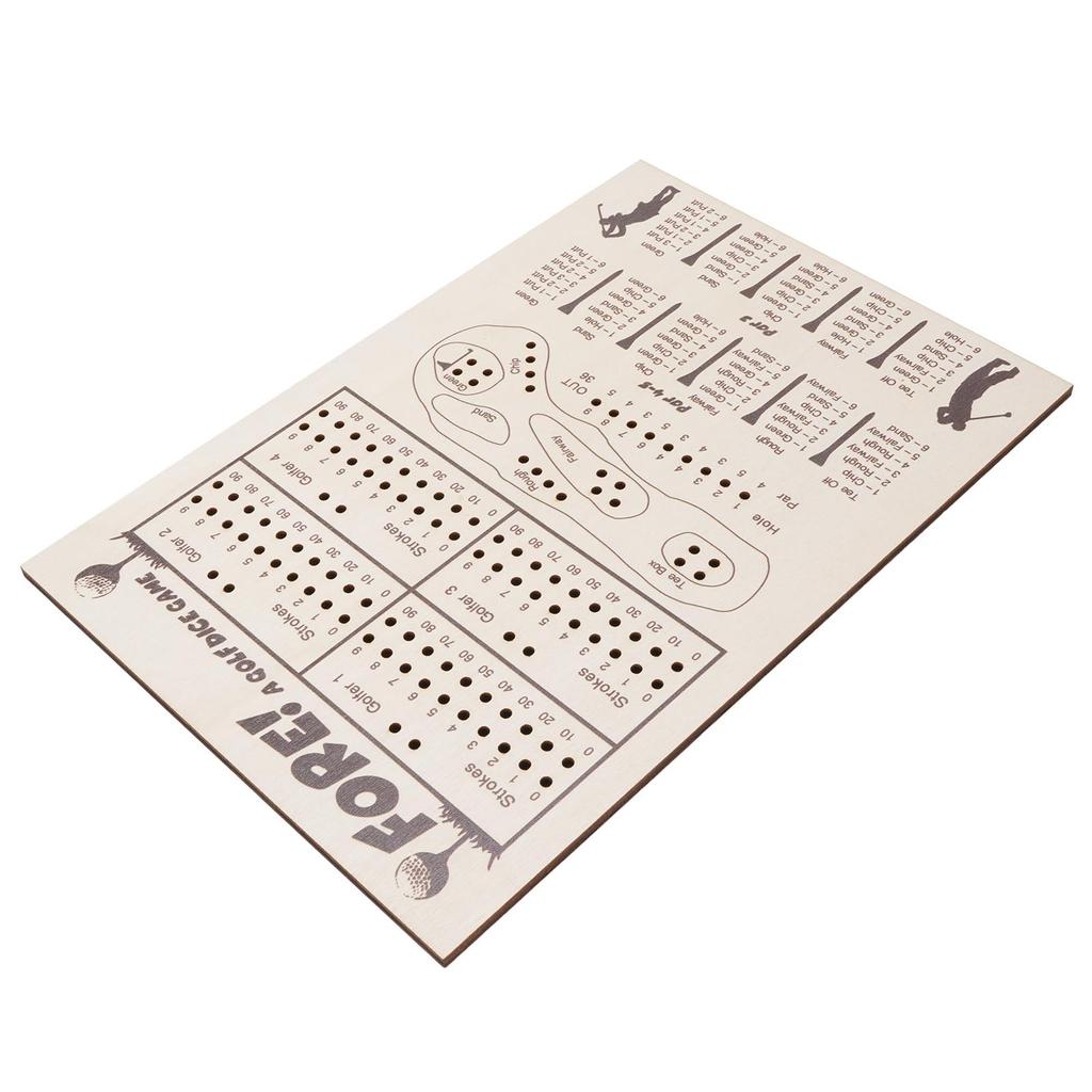 Card Game Score Board Portable Score Tracker Sheet Fun Table Board Card Game Accessories for Party