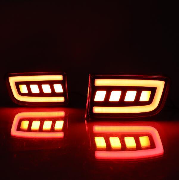 Rear Bumper & Brake Lights for 2003-2009 Toyota Prado & 4Runner