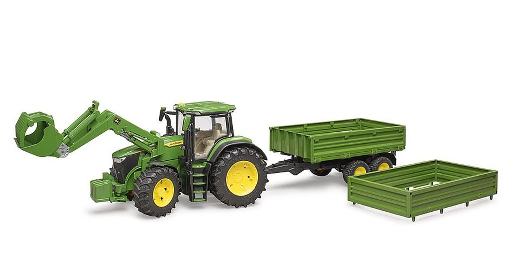 Bruder JD 7R 350 Front Loader & Tipping Trailer BR03155