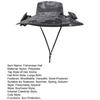 Yousheng Fisherman Hat Outdoor Fishing Hat with Moisture-Wicking Mesh Design Waterproof Coating Wide-Brimmed Dual-Power Solar Fan Hat