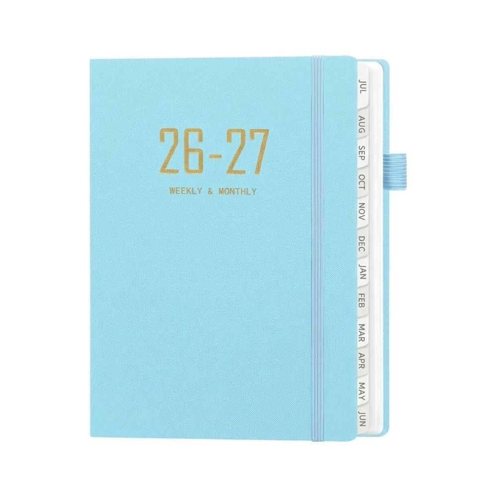 with Strap Hardcover Journal Notebook Daily Planning Daily Planner Notepad  Office Stationery синий