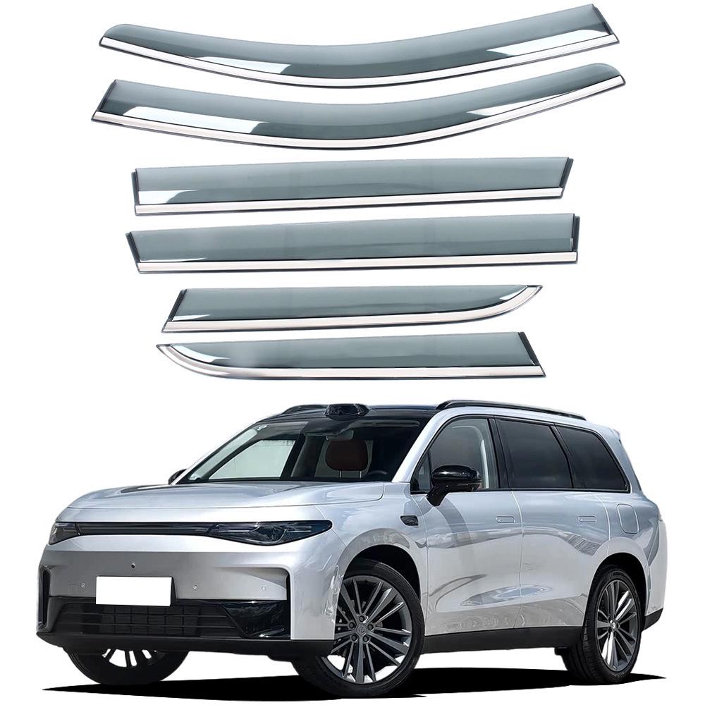 Window Rain Guards for 2024 Leapmotor T03: No Bright Strips, Side Deflectors, Rain Eyebrows