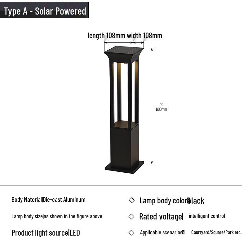 Waterproof Solar Landscape Lights for Outdoor Gardens and Lawns