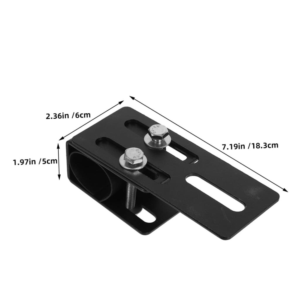 JUMPLAWN 1 Pair Luggage Rack Clamp Bracket Car Light Bar Mount