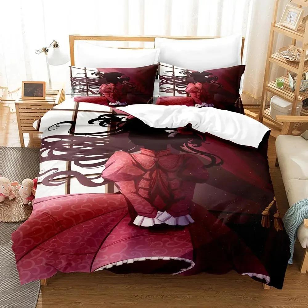 Fashion Anime SHADOWS HOUSE Bedding Set Single Twin Full Queen King Size Bed Set Adult Kid Bedroom Duvet Cover Set Home Textiles