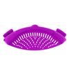 1Pc Silicone Clip on Strainer for Pasta Meat Vegetables Fruit, - Fit All Pots and Bowls