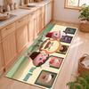 Bread Barbershop Customizable Name Kitchen Floor Mat Easy To Clean and Wipe Down Suitable for Kitchens Living Rooms and Entryways—a Perfect Home Decor
