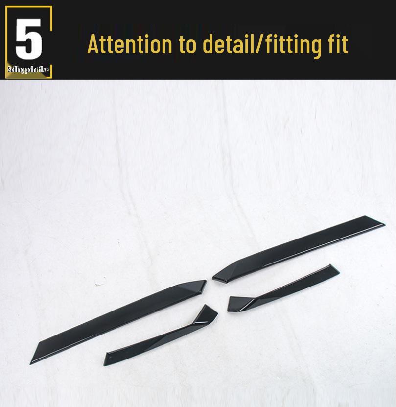 Compatible with Toyota RAV4 and 26 Models Rear Spoiler Trim Decorative Glitter Sticker.