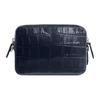 Coach Charter 19 Detachable Shoulder Strap with Zip Closure Crocodile Embossed Leather Shoulder Crossbody Bag Small Men's Dark Navy