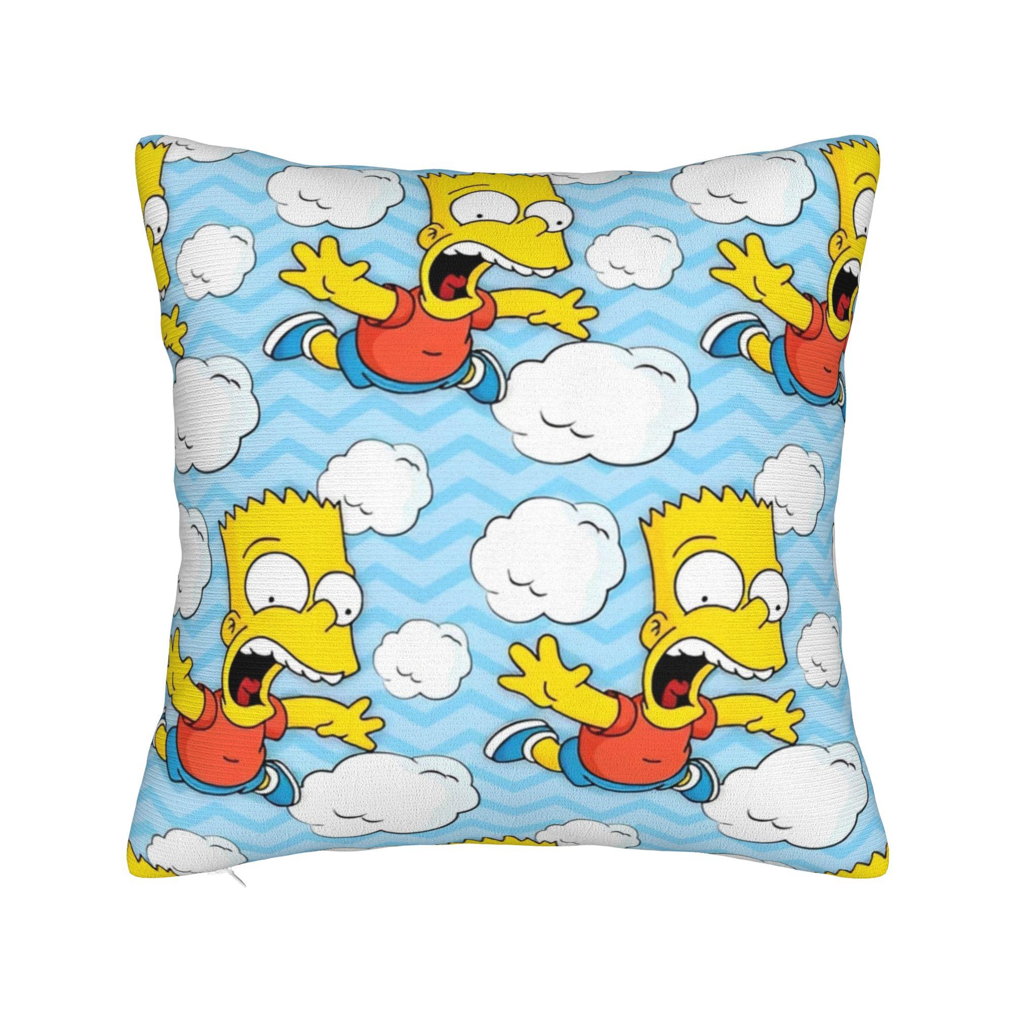 

Наволочка S-Simpsons Виріб Зображена Подушка Чохол Декорація Подушка Чохол Будинок Кілька Розмірів 12x12Inch