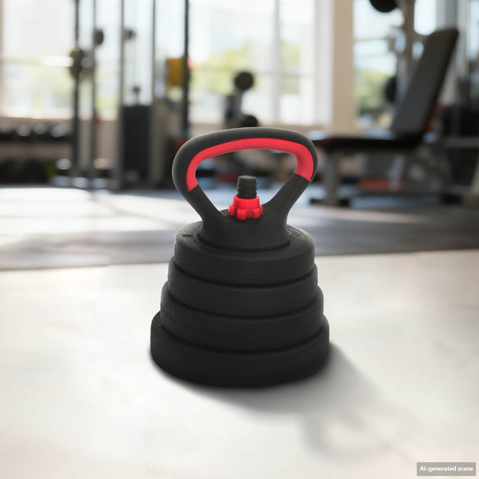 vidaXL 4-in-1 Kurzhantel, Langhantel und Kettlebell Set 30 kg