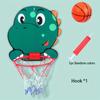 1pc Children's Basketball Stand Sports Toys Basketball Hoop Kit Cartoon Creative Animals Children's Hanging Portable