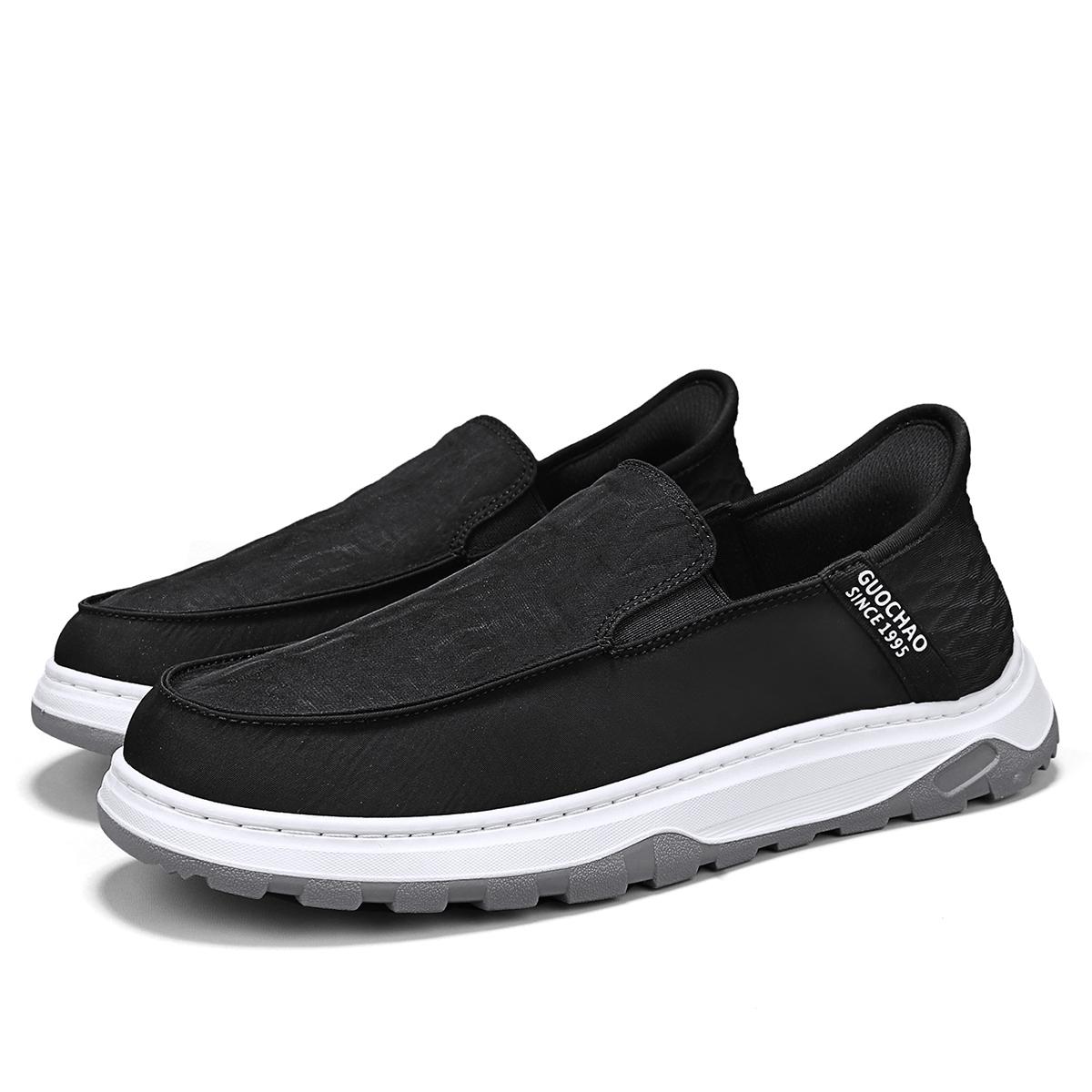 

Barefoot Shoes Men Minimalist Fabric Sports Shoes Slip on Casual Shoe Without Leather Men Tennis Shoes New 2026 Outdoor Walking 39 чорний