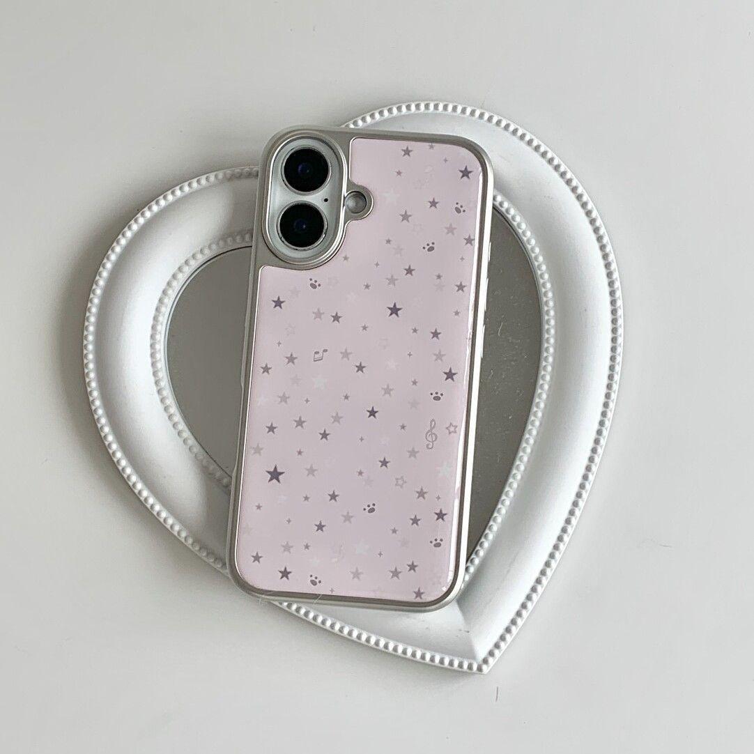 

Korean Ins Style Star Phone Case for iPhone 17 16e 16 15 14 13 12 11 Air Pro Max X XR XSMAX 8 Plus Luxury Clear Soft Back Cover iPhone 11