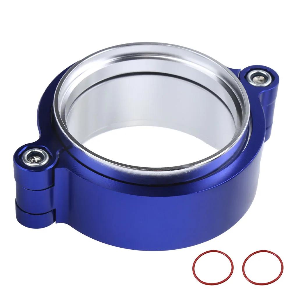 2"/2.5"/3"/3.5"/4" OD Turbo Intake Intercooler Pipe Aluminium Exhaust W System Exhaust HD V-band Clamp Assembly Anodized Clamp
