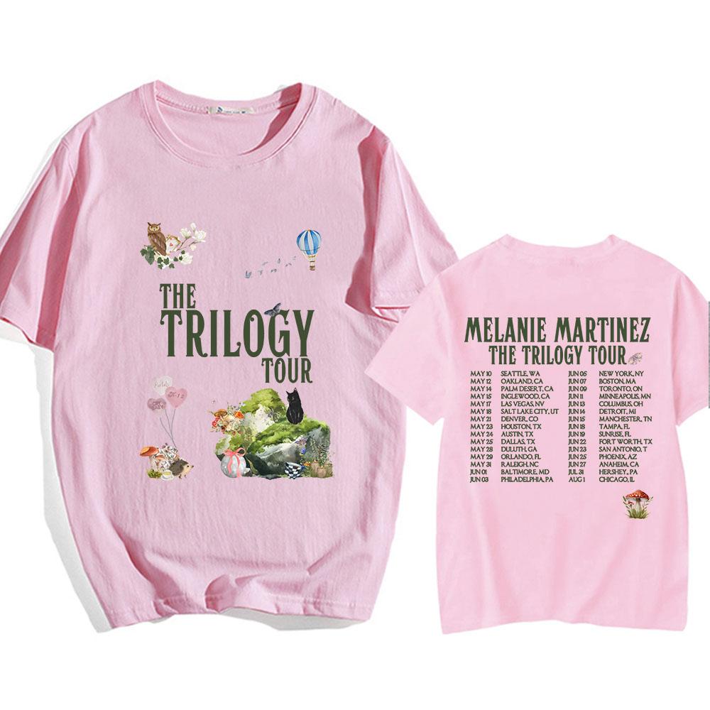 Pánská/dámská trička Zpěvačka Melanie Martinez Trička 2024 The Trilogy Tour Streetwear Móda Grafický potisk Trička Ropa Hombre