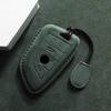 Suede Faux Leather Car Key Case Cover For Bmw X1 X3 X5 X6 X7 1 3 5 6 7 Series G20 G30 G11 F15 F16 F20 G01 G02 Keychain Protector