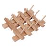 Beech Wood Wooden Thread Rack Foldable Design Bobbin Organizer  For DIY Embroidery