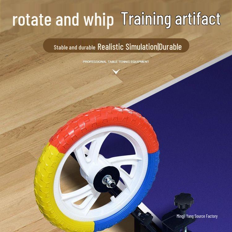 Solo Ping Pong Topspin Trainer and Coordination Shaping Device