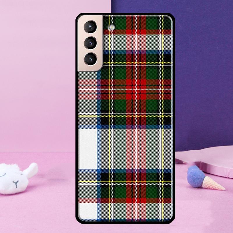 Clan Stewart Dress Tartan Karomuster Handyhülle für Samsung Galaxy S25 S24 Ultra S9 S10 S20 S21 S22 Plus S23 FE S24 FE Hülle