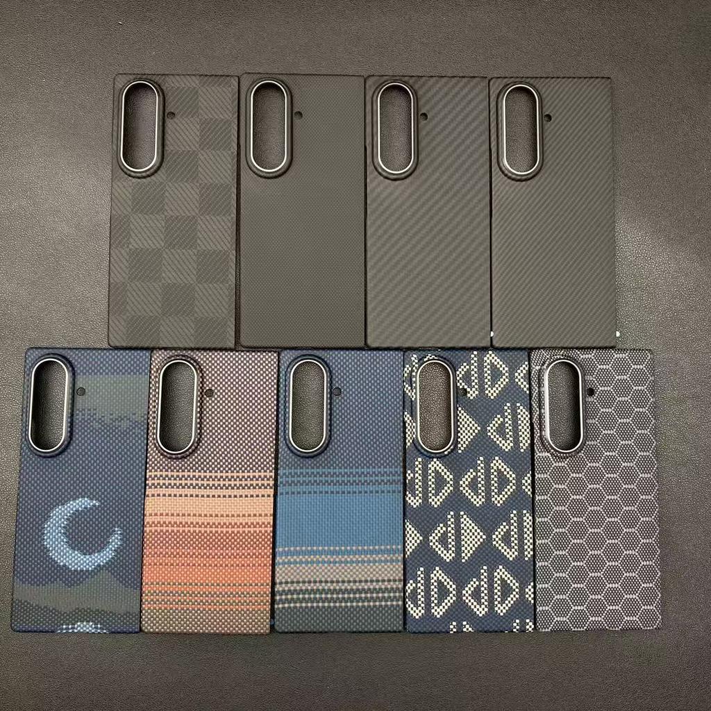 For Samsung Galaxy Z Fold8 Ultra Fold 8 Ultra Kevlar Case Dual Axial Protective Magnetic Carbon Fiber Anti-Drop Shockproof Cover